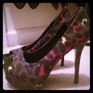 Flirty Fun Multicolored Heels